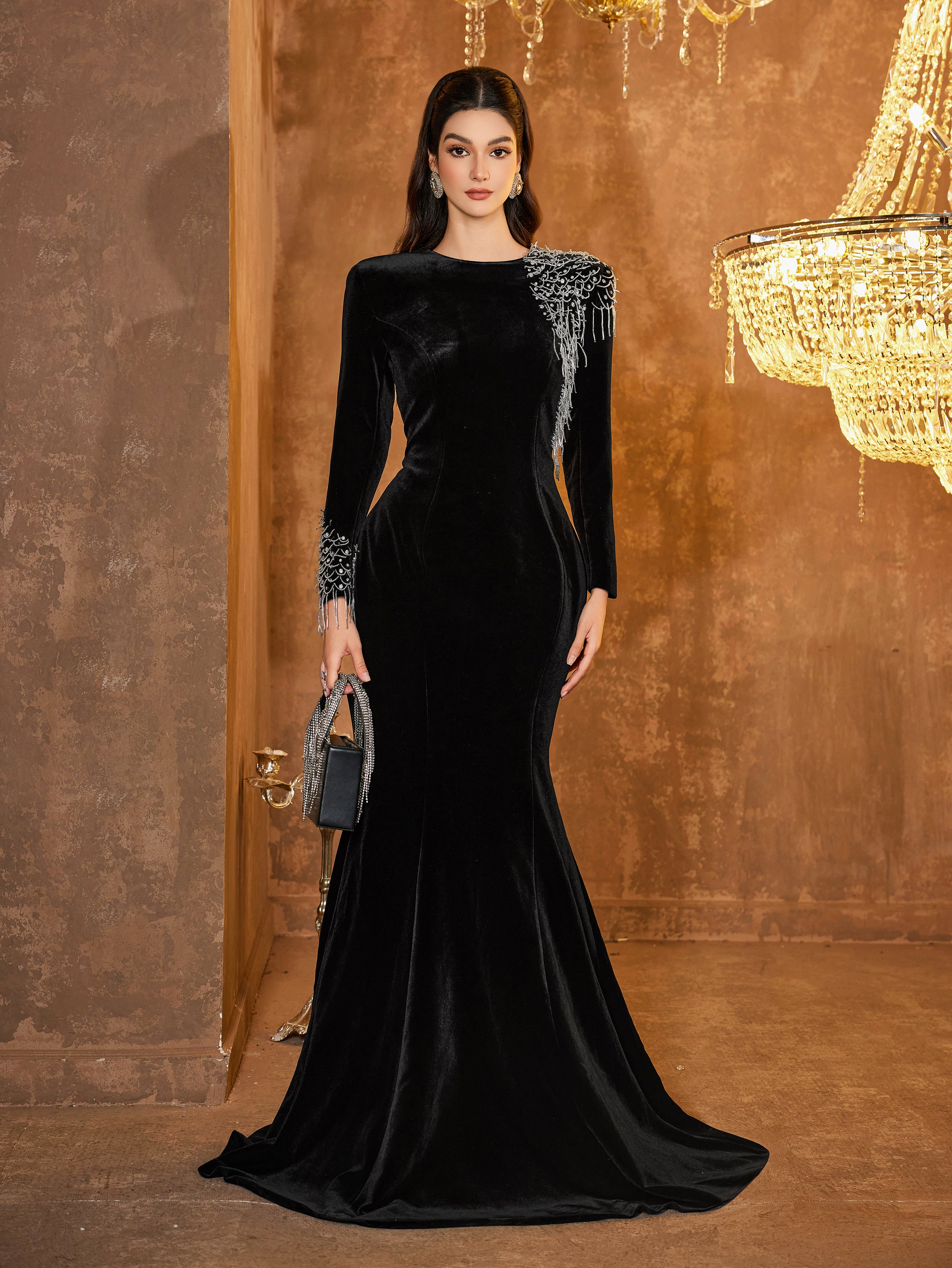 The Vivienne Velvet Gown