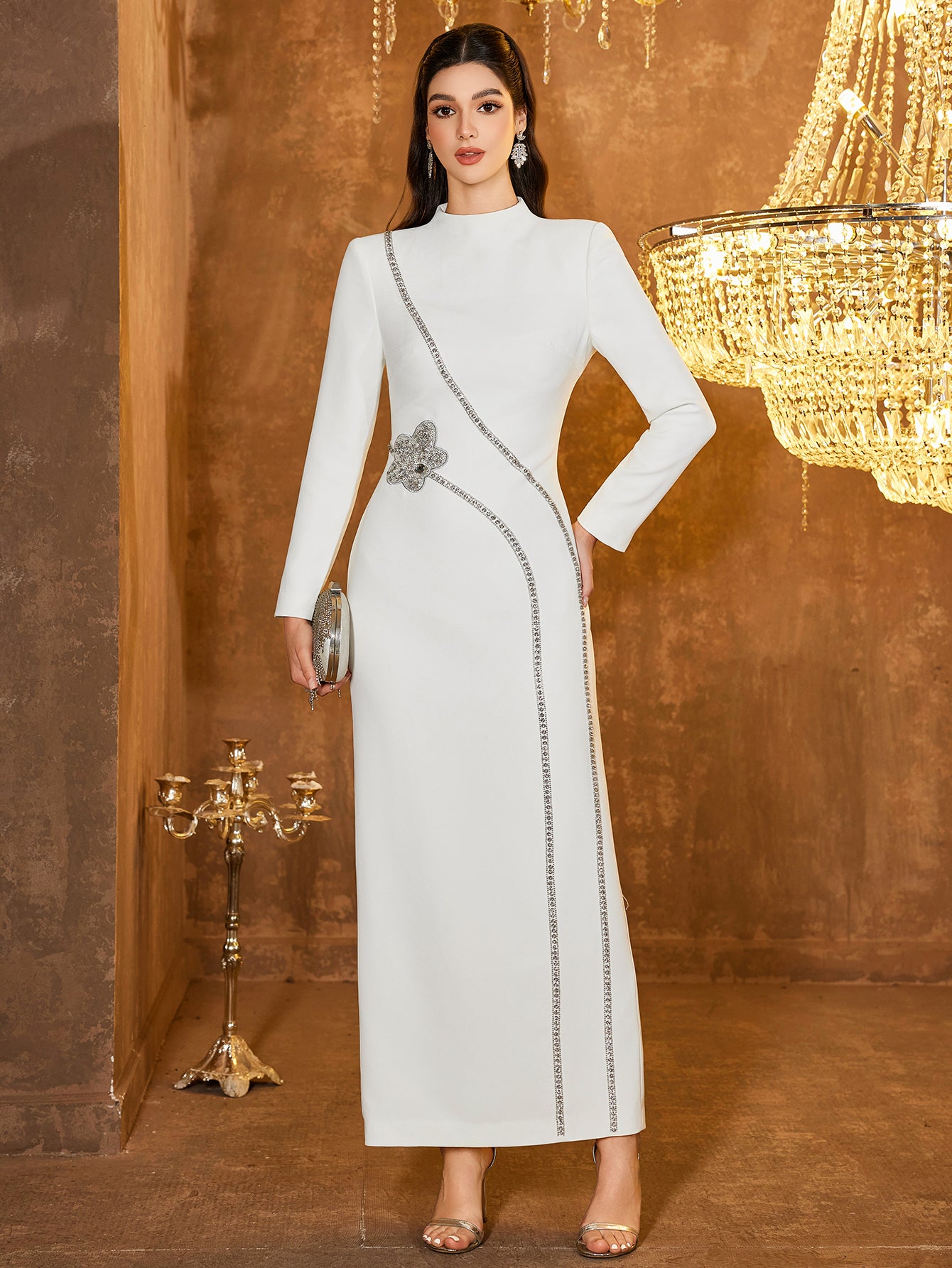 The Celeste Asymmetric Gown