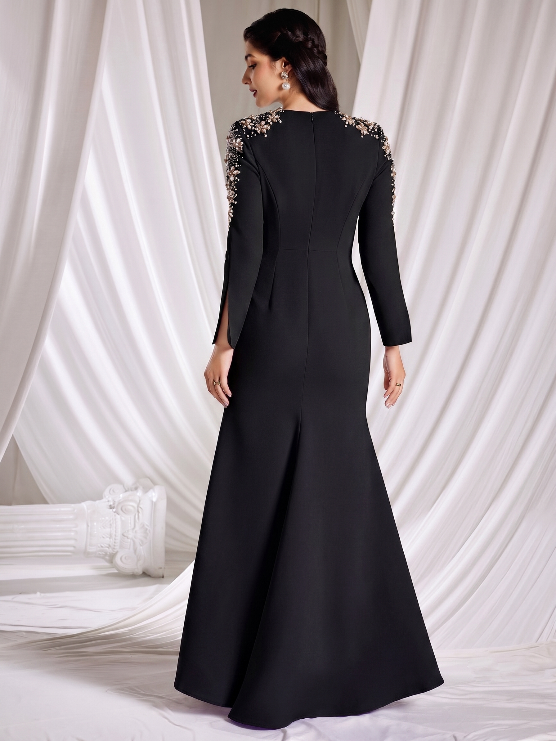 The Calista Noir Gown