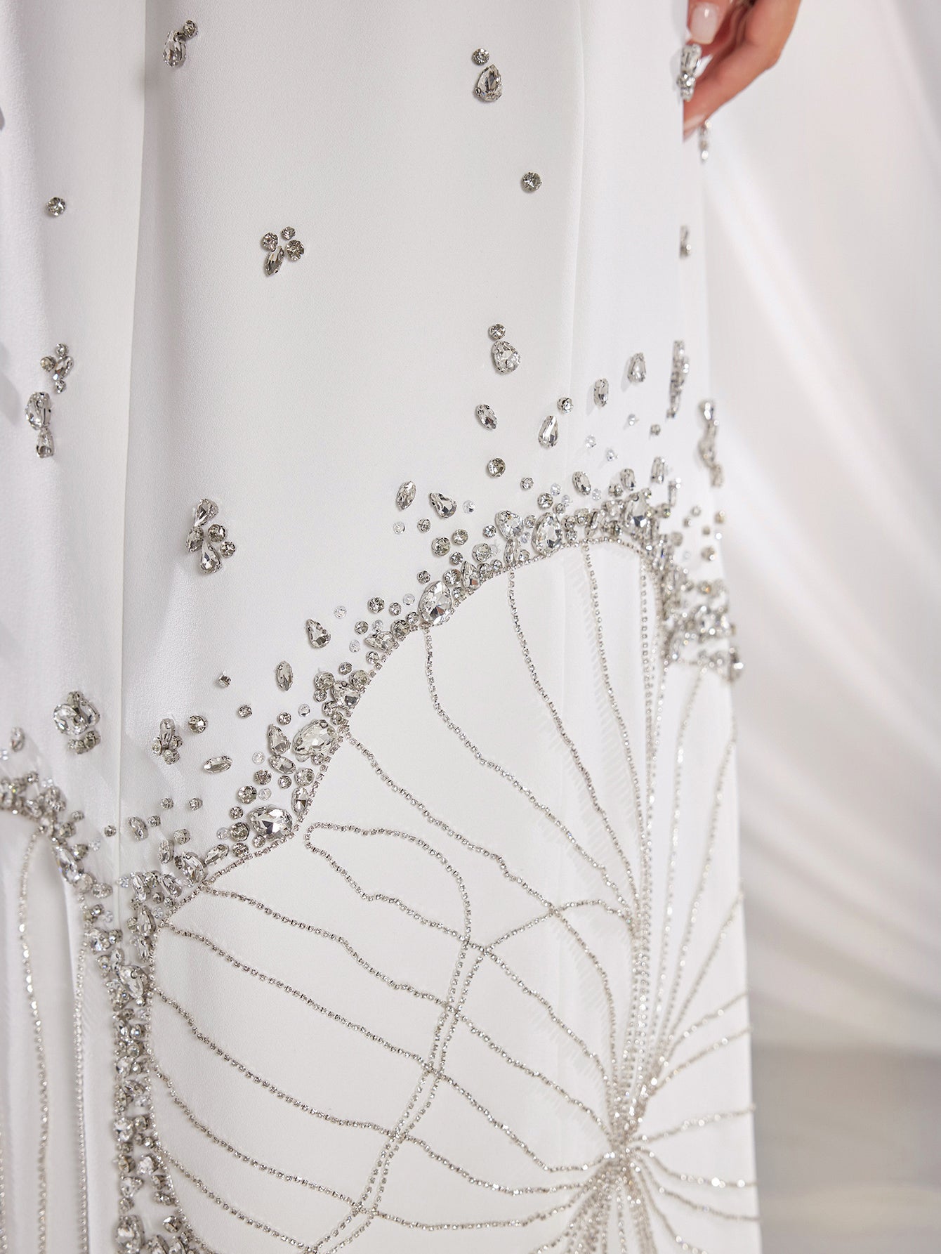 The Seraphina Hand-Beaded Art-Deco Gown