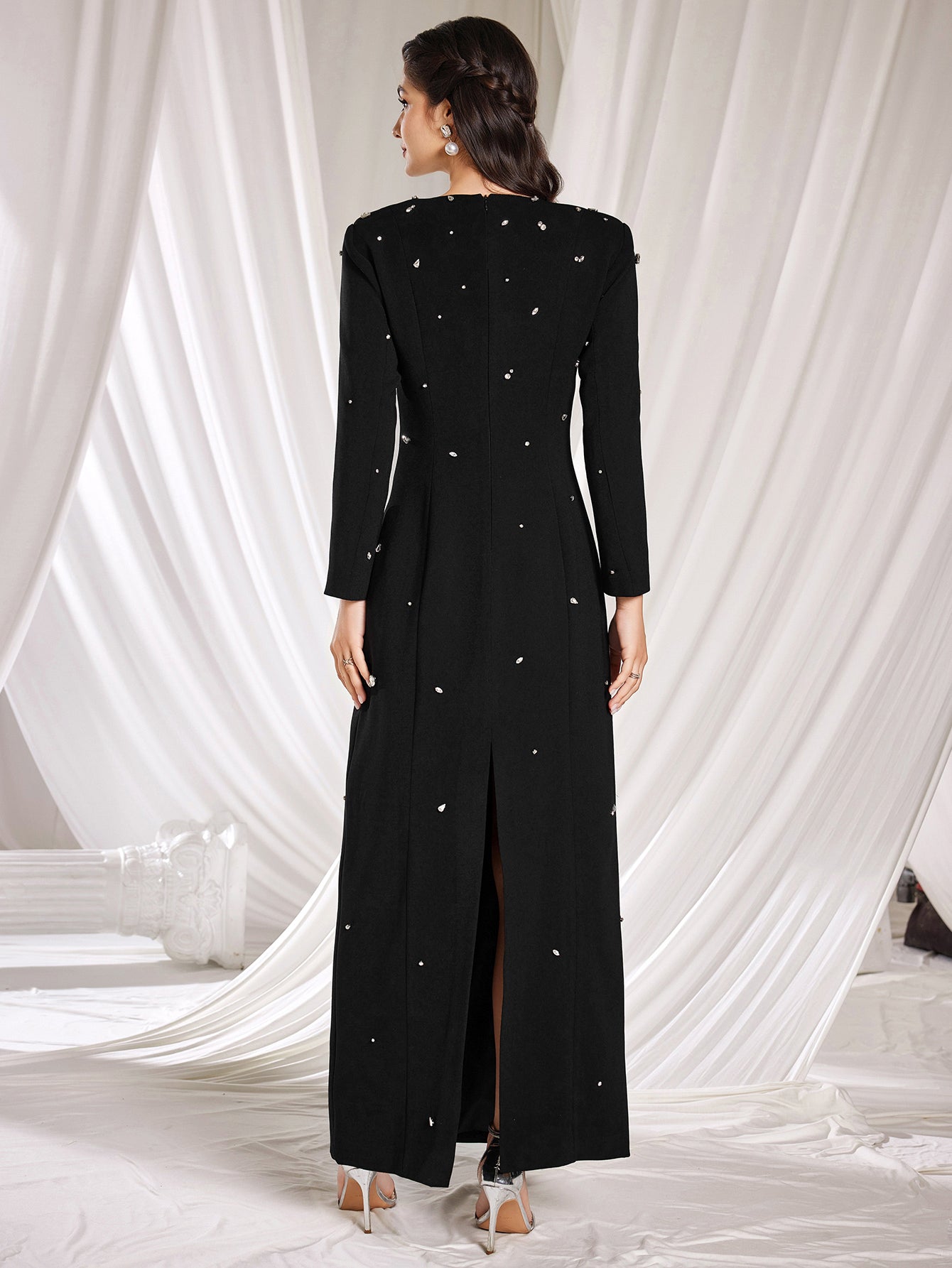 The Victoria Hand-Beaded Starlet Gown