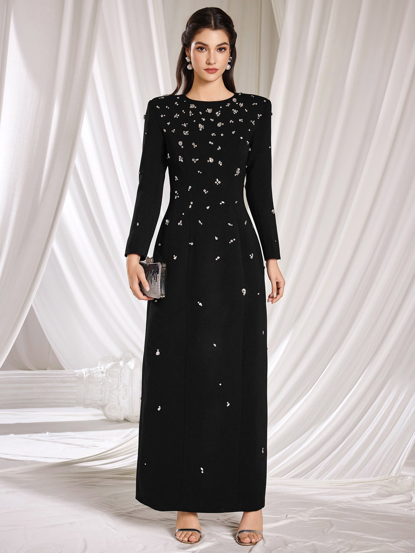 The Victoria Hand-Beaded Starlet Gown