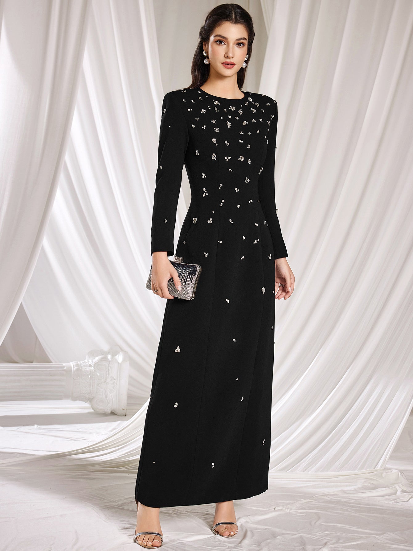 The Victoria Hand-Beaded Starlet Gown