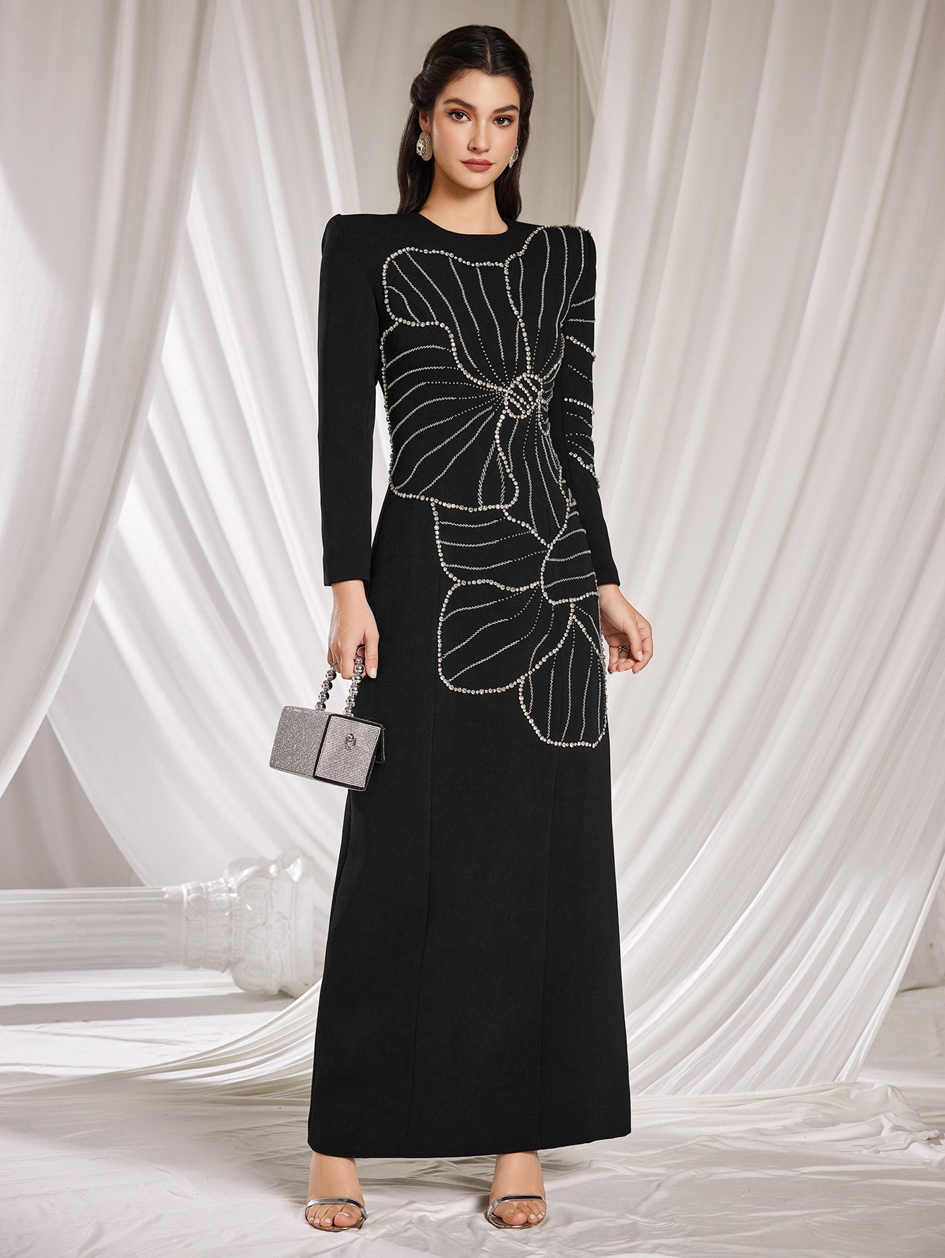 The Cassandra Hand-Embellished Bloom Gown