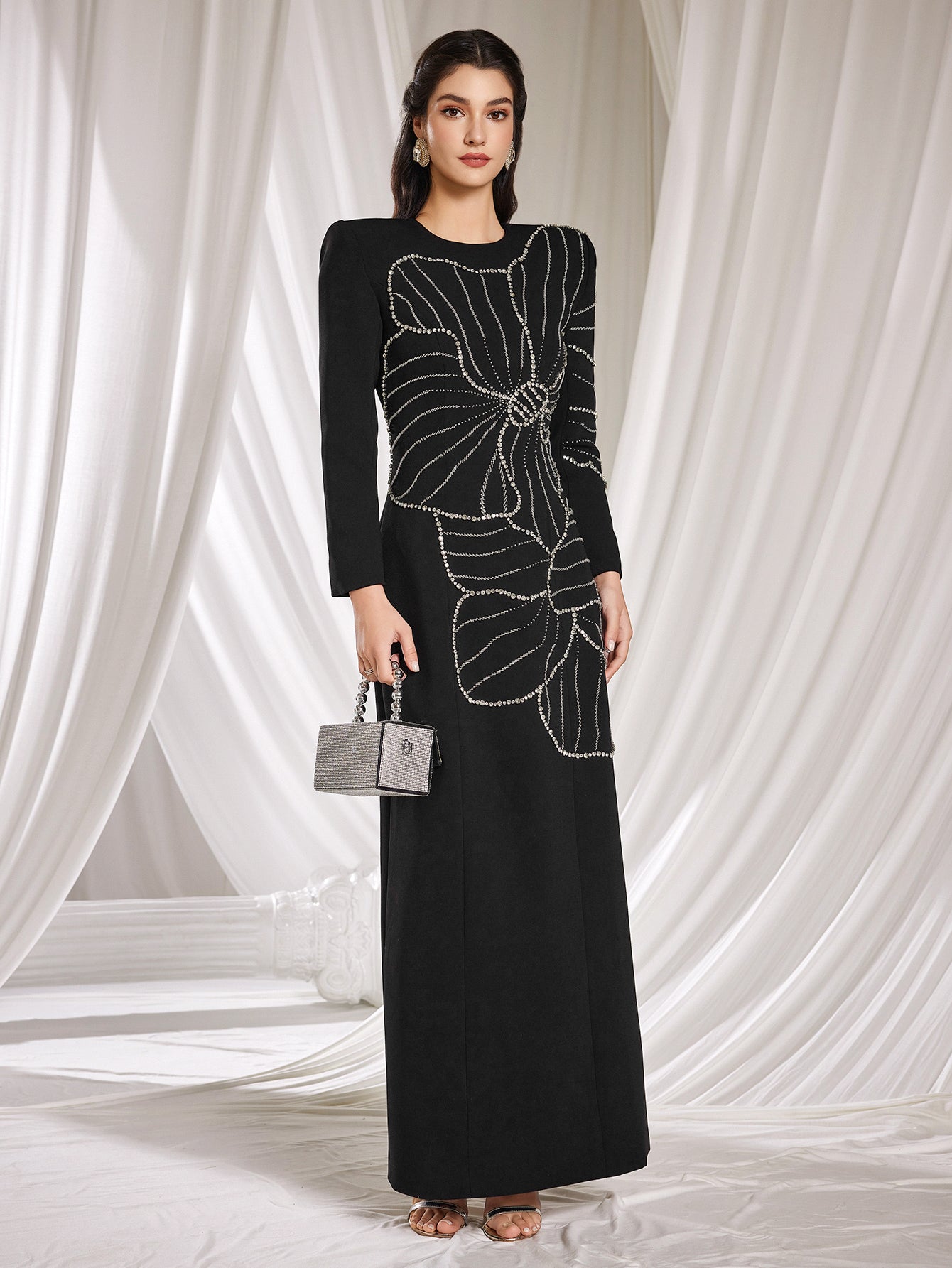 The Cassandra Hand-Embellished Bloom Gown