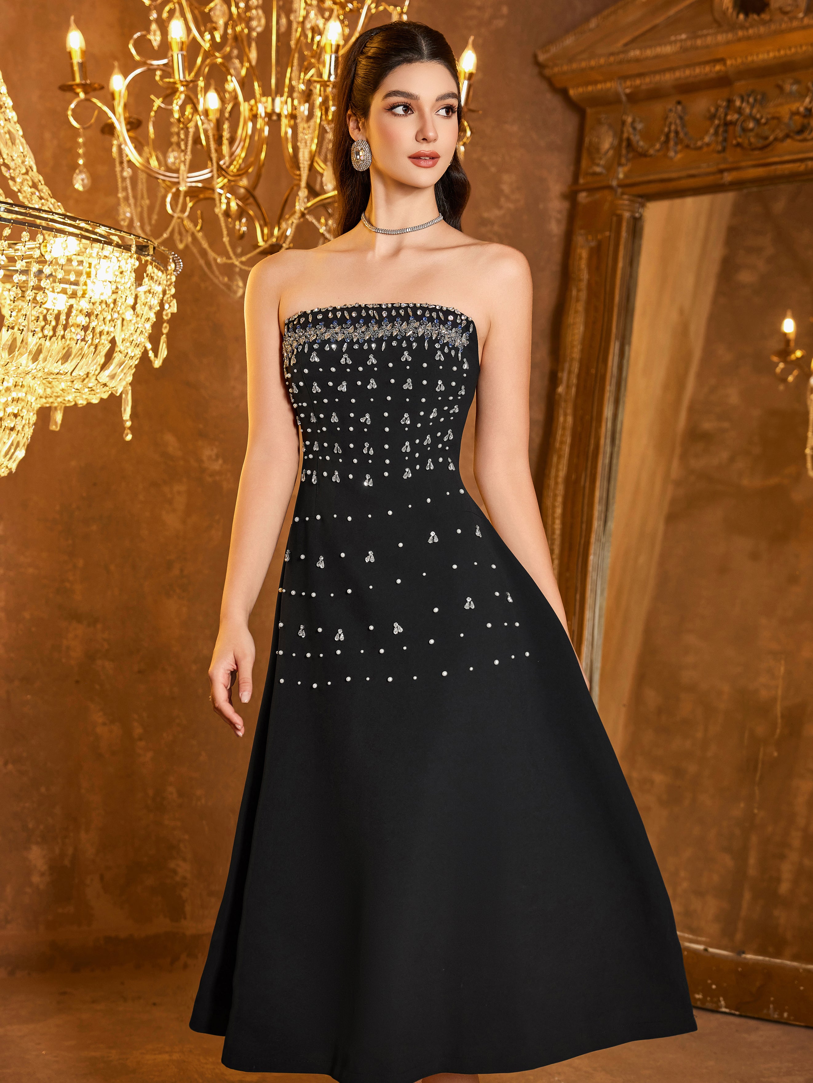 The Elodie Strapless Gown