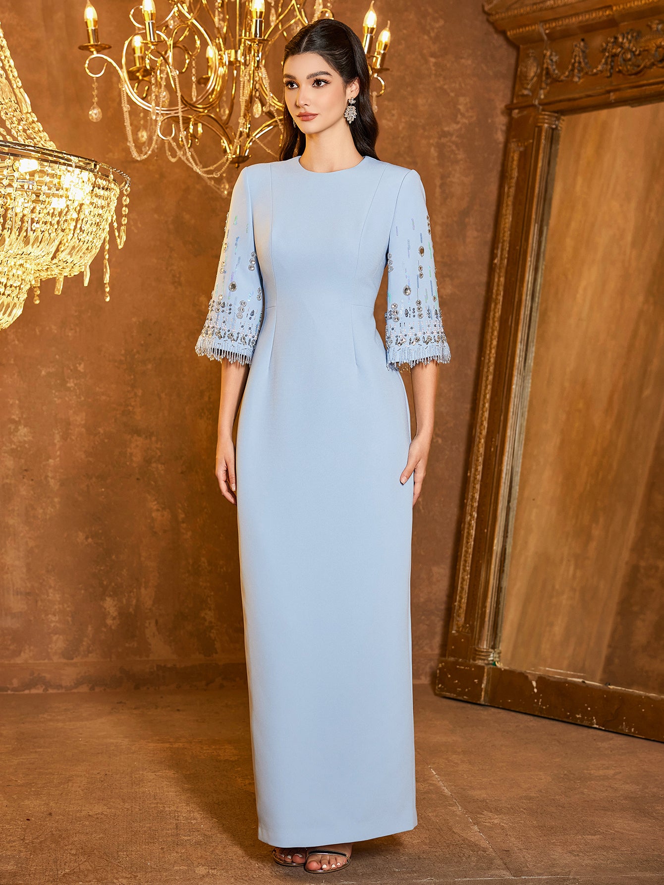 The Serenity Crystal Gown