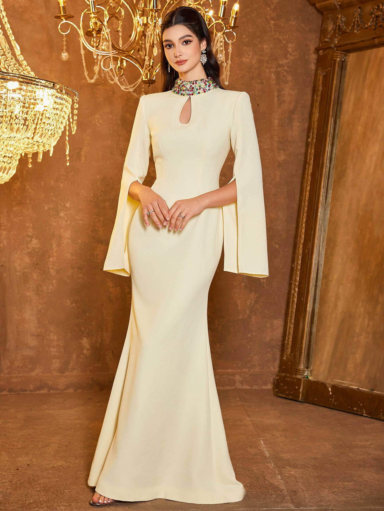The Aurora Gem Gown