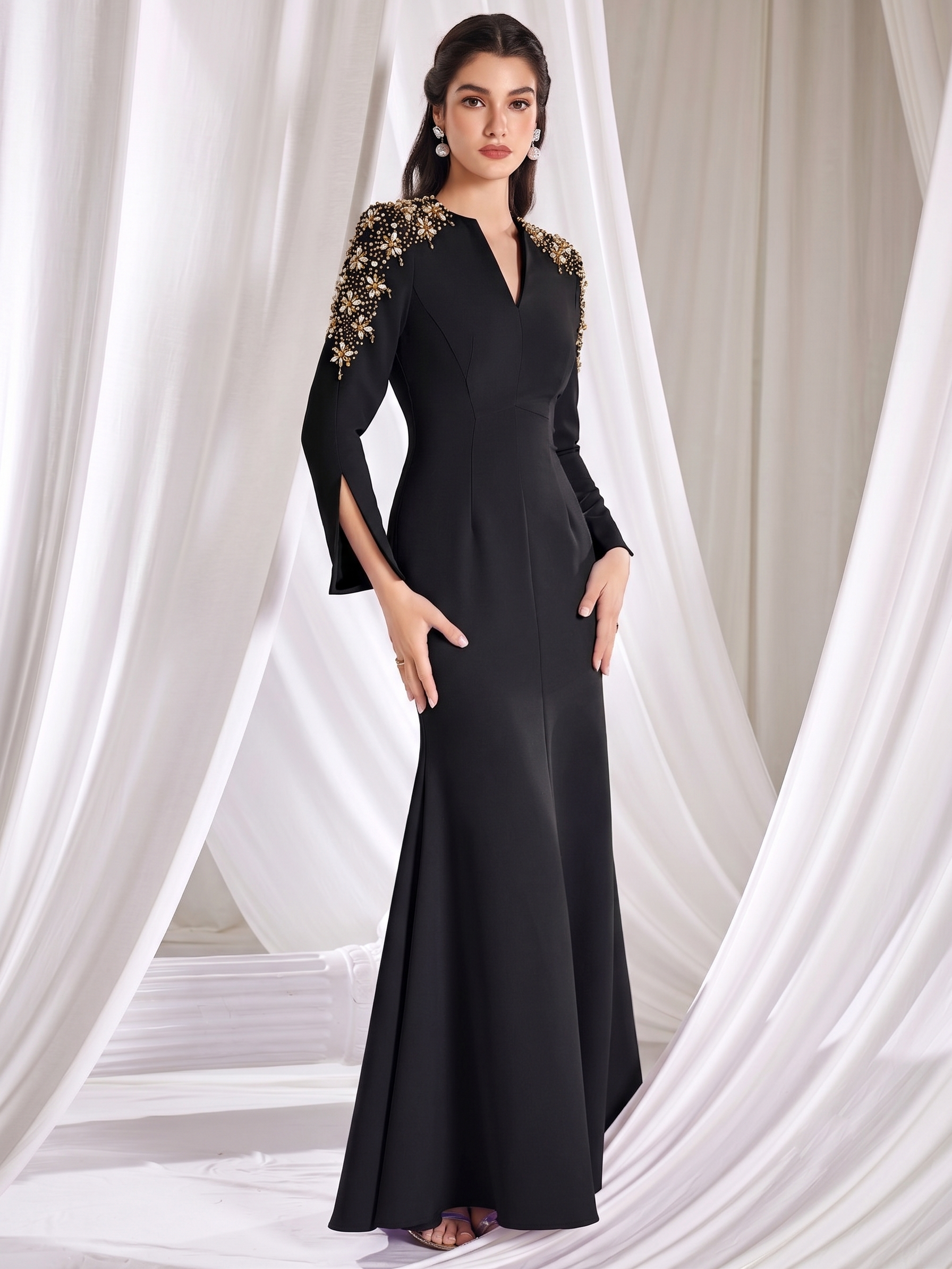 The Calista Noir Gown