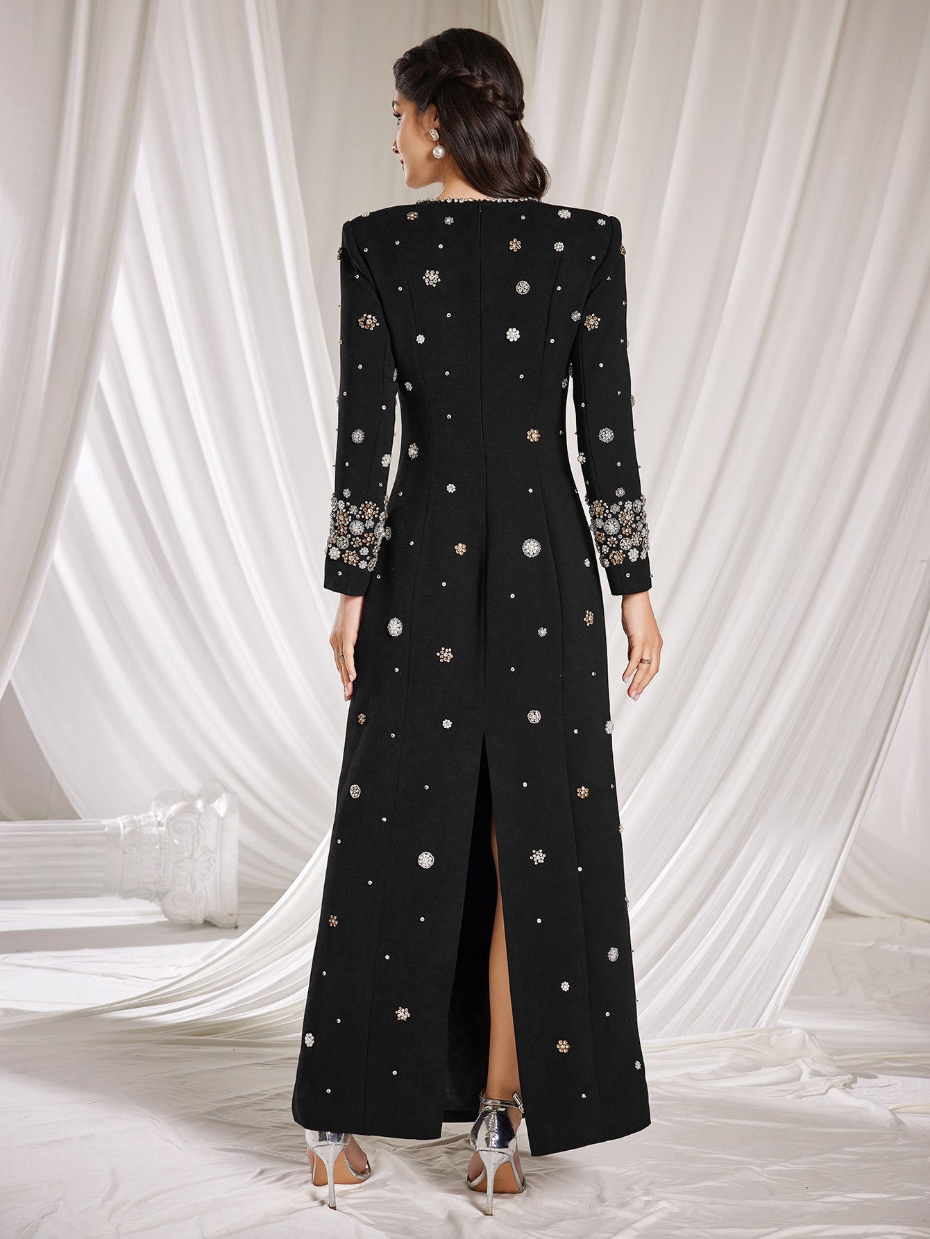 The Isabella Hand-Beaded Blossom Gown