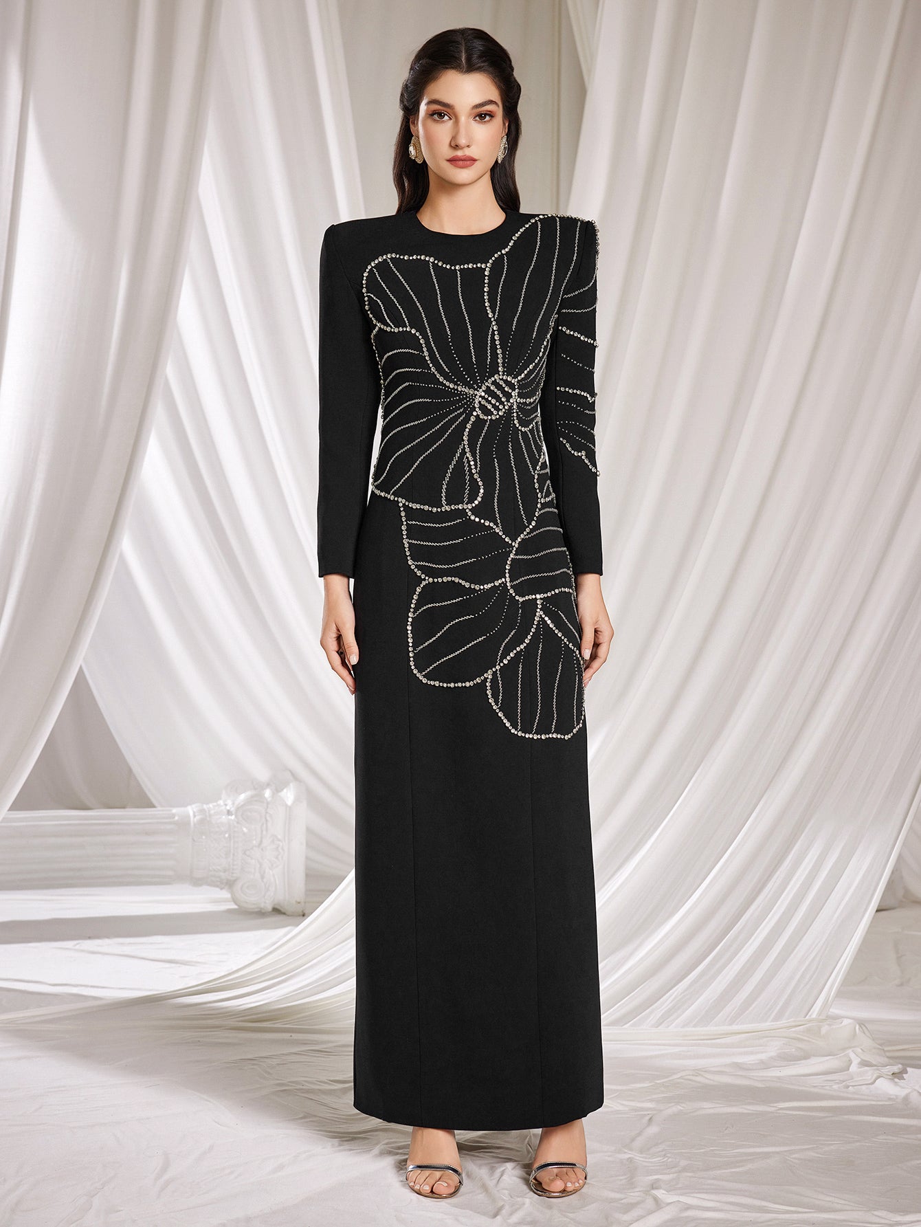 The Cassandra Hand-Embellished Bloom Gown