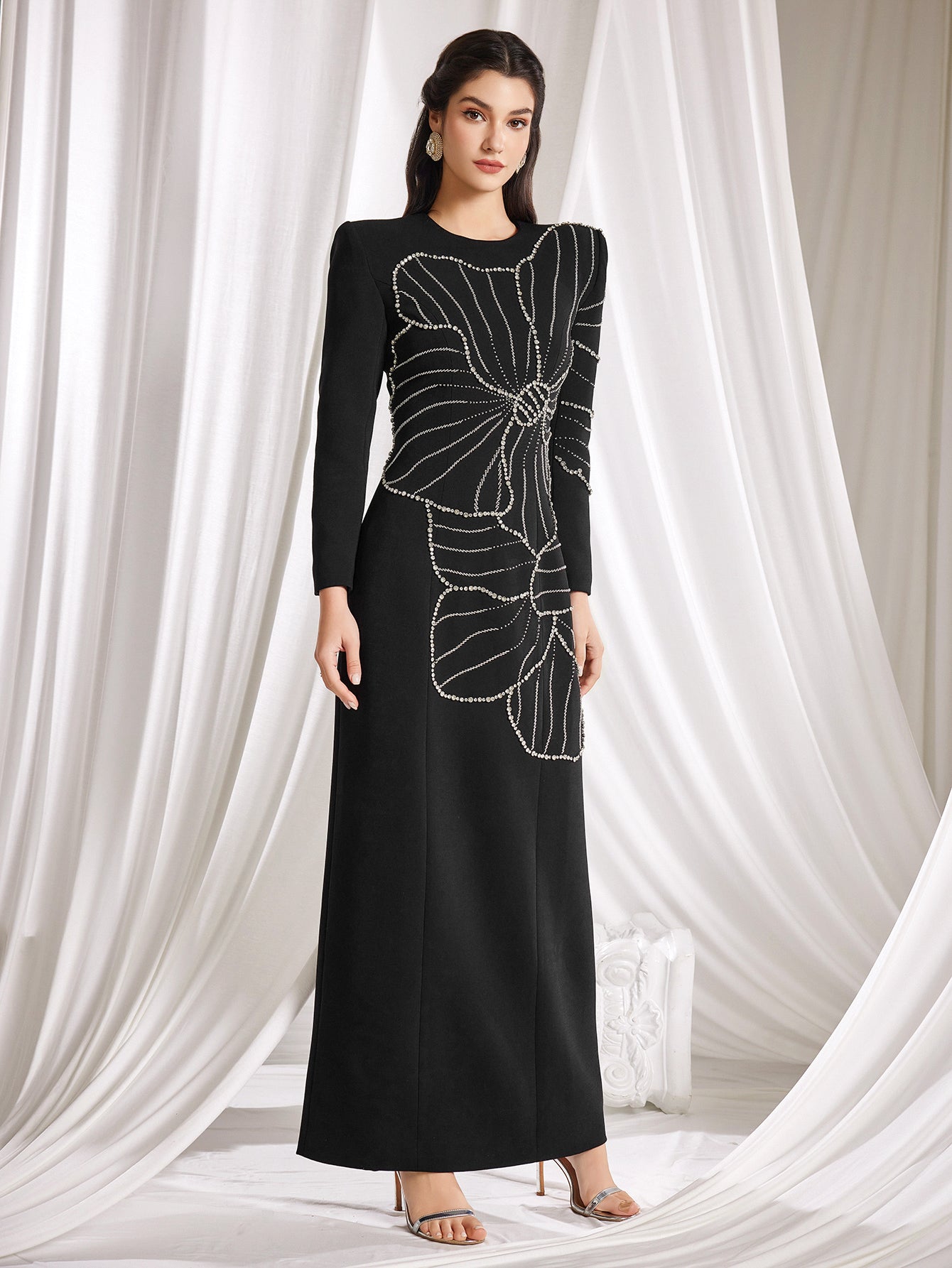 The Cassandra Hand-Embellished Bloom Gown