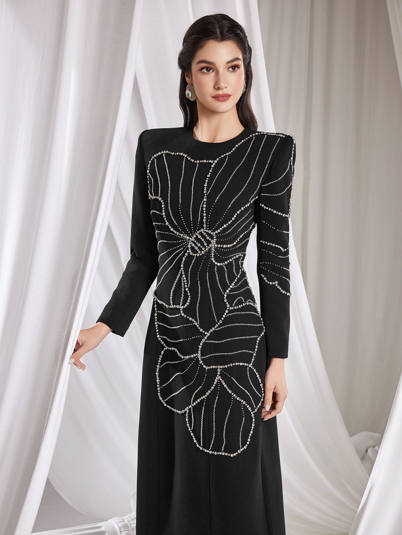 The Cassandra Hand-Embellished Bloom Gown